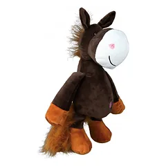 Trixie Horse Plush minkštas pliušinis žaislas šuniui su pypsiuku, 32 cm