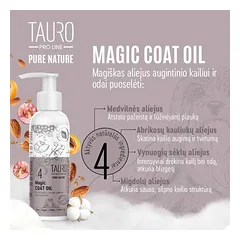 Šunų kailio priežiūros aliejus, 250 ml — 3 nuotrauka