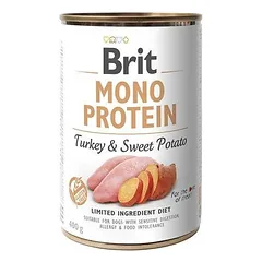 BRIT MONO PROTEIN TURKIJAUS ir saldžiųjų bulvių 400g