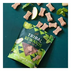 Tribal Rewards sausainiai šunims su obuoliais, mėta ir imbieru, Apple, Mint & Ginger, 125 g — 2 nuotrauka