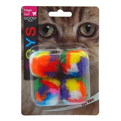 Magic cat žaislas katėms – minkšti kamuoliukai, 4 vnt.
