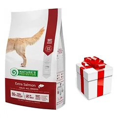 NATURES PROTECTION Extra Salmon 2kg + STAIGMENA ŠUNIUI