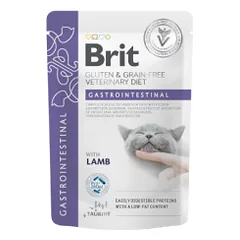 Brit GF Veterinary Diets Gastrointestinal drėgnas maistas katėms su virškinimo problemomis, 85 g
