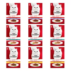 GOURMET mon Petit pašaras katėms- paukštienos MIX 72x50g
