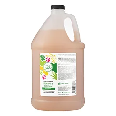 Pet Silk Vegan Aloe Vera Oatmeal Šampūnas - drėkinamasis ir raminamasis šampūnas šunims ir katėms, su alaviju ir avižomis, koncentratas 1:16, 473ml — 3 nuotrauka