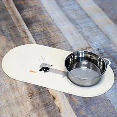 TIAKI silikoninis kilimėlis po dubenėliu Aston Dachshund, L 50 x B 25 cm — 3 nuotrauka