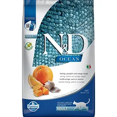 Farmina N&D Cat Ocean Kitten Cod 1,5 kg parduotuvėje vetprekes.lt