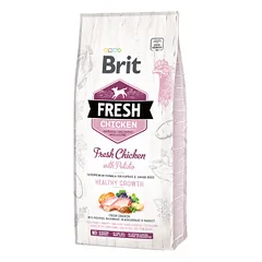 Brit Fresh Chicken with Potato Puppy sausas pašaras šunims