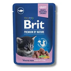 Brit Premium White Fish Kitten konservai kačiukams iki 1 metų