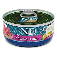 FARMINA N&D NATURAL – CAT Wet Tuna ADULT 140 g (pak.18)