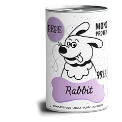 PAKA ZWIERZAKA PEPE Rabbit (triušis) 800g monoproteininė maistas
