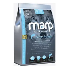 Senior and Light – Marp Think Natural – Super Premium sausas ėdalas šunims su žuvimi