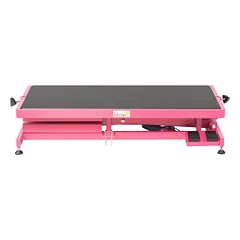 Blovi Callisto Pink - electric lift table, top x 65cm, pink, Różowy / 125x65cm — 2 nuotrauka