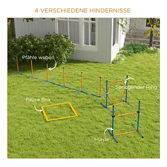 Agility rinkinys šunims 352 × 66 × 69 cm — 5 nuotrauka