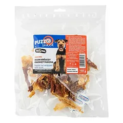 Hau&Miau Puzzo Snack skanėstai šunims, triušio uodega su antiena 150 g