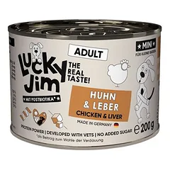 Lucky Jim MINI Adult drėgnas maistas šunims, ekonominė pakuotė 24 x 200 g — 2 nuotrauka