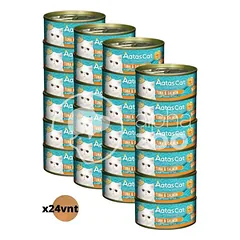 Aatas Cat Tantalizing Tuna & Salmon – konservai katėms, rinkinys 24 vnt.