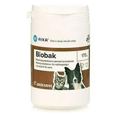 Biobak lactic acid bacteria pašarų papildas sutrikus virškinimui 175 g photo