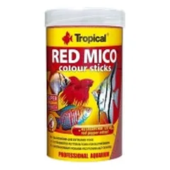 Tropical Red Mico Colour Sticks maistas žuvims 100 ml