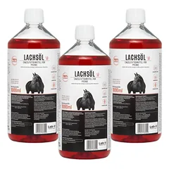 LAB-V Lachsöl lašišų aliejus arkliams 3x1000ml