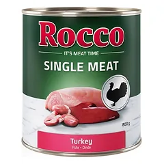 Rocco Single Meat drėgnas maistas šunims 6 x 800 g — 3 nuotrauka