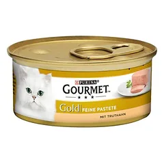 Gourmet Gold Feine Pastete mišrus rinkinys, drėgnas maistas katėms 48 x 85 g — 4 nuotrauka