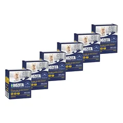 Bozita Dog Naturals :Viščiukas ir ryžiai drebučiuose 6x370g