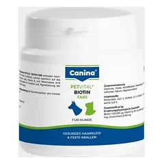 Canina Petvital Biotin-Tabs biotino tabletės, papildas