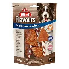 8in1 Flavours trigubo skonio sparneliai šunims, 6 vnt