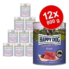 Sparpaket Happy Dog Sensible Pure 12 x 800 g