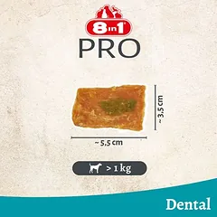 8in1 Fillets Pro Dental skanėstai šunims, 80 - 124 g — 4 nuotrauka