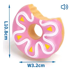 Nobleza vinilinis žaislas šunims spurga 9,3x3,2 cm — 4 nuotrauka