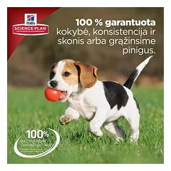 Hill's Medium Puppy Lamb su (ėriena) sausas pašaras šuniukams iki 1 metų, 12kg + 6kg — 2 nuotrauka