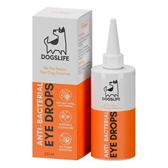 DOGSLIFE antibakteriniai akių lašai šunims, 237 ml