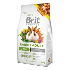 Brit Animals visavertis maistas suaugusiems triušiams 300g, 1.5kg, 3kg