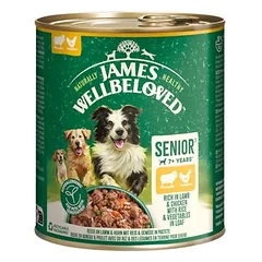 James Wellbeloved Senior Dog Hypoallergenic su ėriena ir vištiena, drėgnas maistas šunims — 2 nuotrauka