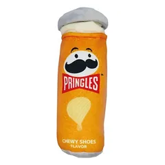 Record Pringles Dog Plush Toy - pliušinis žaislas šunims, traškučiai, su cypliuku, Fioletowy — 3 nuotrauka