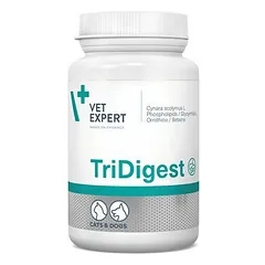 VetExpert TriDigest TAB N40 papildas virškinimui gerinti šunims ir katėms, 40 vnt.