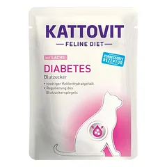 Kattovit Feline Diabetes / svoris 24 x 85 g, drėgnas maistas katėms — 3 nuotrauka