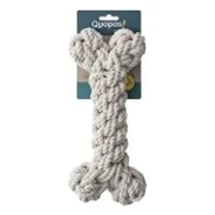 Quapas! Žaislas šunims iš natūralios virvės, kaulas, XXL, 40 cm