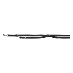 TRIXIE Premium pritaikomas pavadys, dvisluoksnis, M-L 2m/20mm, juodas