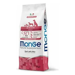 Monge Dog All Breeds Adult Monoprotein Beef with Rice 12 kg