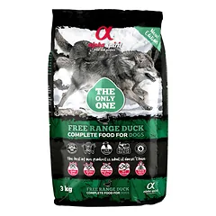ALPHA SPIRIT Pilnos porcijos sausas minkštas maistas Free range duck antiena 3 kg