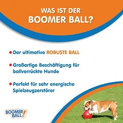 Boomer Ball žaislas šunims, Dydis M: Ø 15 cm — 4 nuotrauka