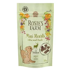 Rosie's Farm Snacks Puppy & Adult "Mini Hearts" Wild