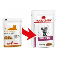 Royal Canin Vet VD Early Renal veterinarinis drėgnas maistas katėms 85g — 2 nuotrauka