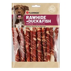 Flamingo Hundesnack R'Hide Stick mit Ente & mit Kabeljau