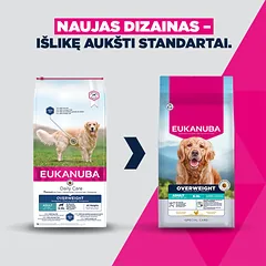 EUKANUBA Special Care Overweight sausas pašaras sterilizuotiems šunims su vištiena, AB, 12 kg