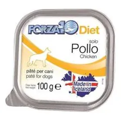 Forza10 Solo Diet Chicken drėgnas maistas šunims, su maisto netoleravimu ir alergijomis, 100 g nuotrauka