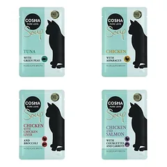 Cosma Soup bandomasis rinkinys 40 g, drėgnas maistas katėms — 5 nuotrauka